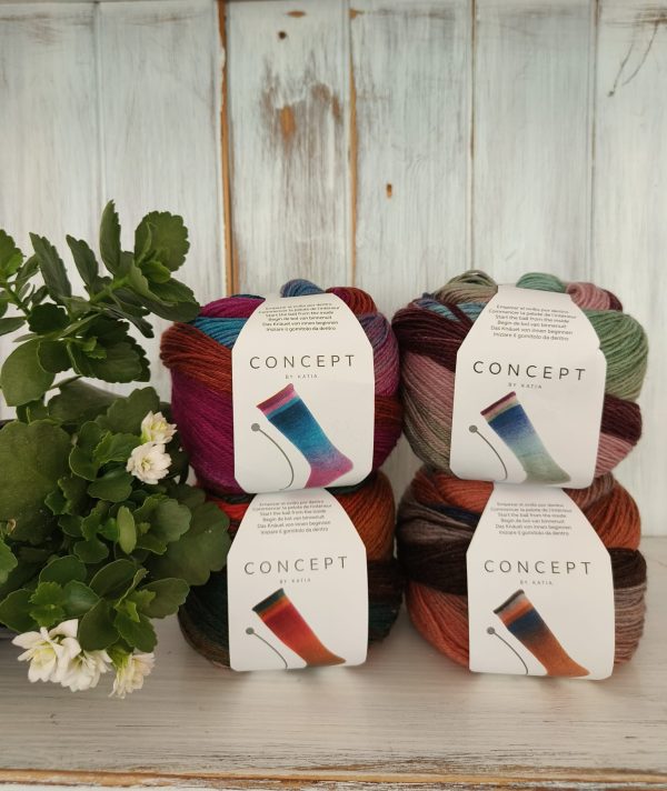 Katia Symmetric socks and more Degrade